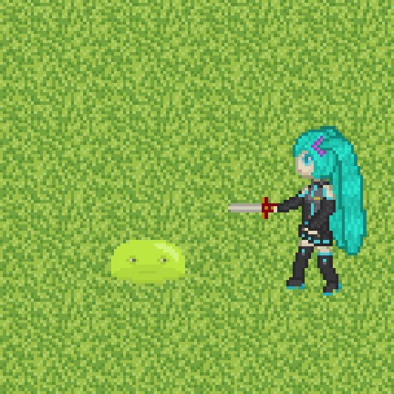 MartaCanPixel's tweet photo. Me: "Omg! #indiedevhour is trending!"
@MattBailey1212: "Quick! Post more #MikuRPG stuff!" https://t.co/NlUtbAwLEK