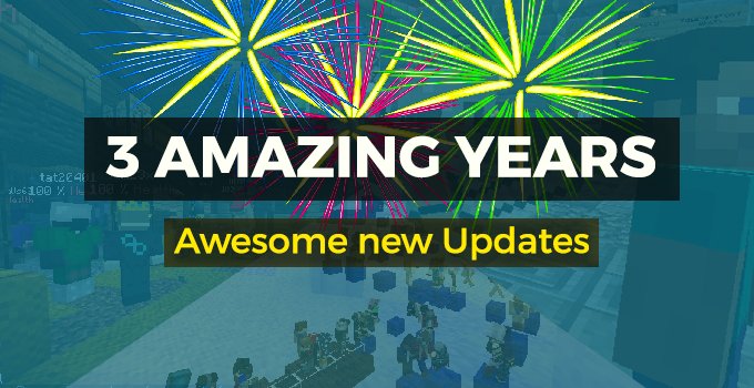 3 Year Anniversary Giveaway!
Enter @ minevast.com/giveaway 
View new updates @ bit.ly/2crOF93