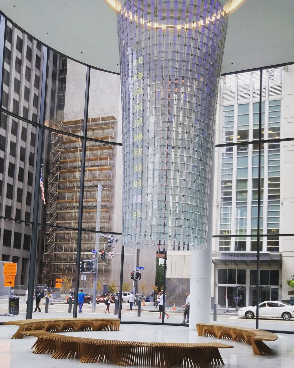 natdivya's tweet photo. At the greenest skyscraper by @PaladinoandCo  . Beacon of sustainability @PNCBank Pittsburgh #LP16 https://t.co/6S9k8ohh5h