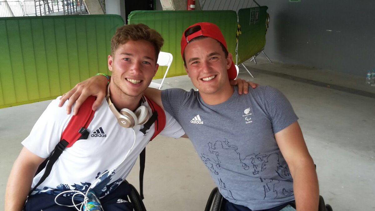 ParalympicsGB's tweet image. These two... 

Doubles finalists. 

Singles finalists.
 
#Supercharge 🇬🇧🇬🇧