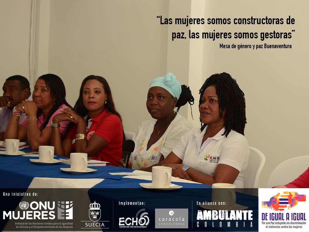 ONUMujeresCol's tweet photo. Para escuchar la voz de mujeres que hacen paz, cuenta tu historia #DeIgualAIgual https://t.co/tWOQNHwEBP https://t.co/0TBVbYbIos