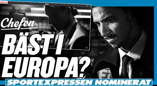 BÄST I EUROPA? SportExpressens reportage, "Chefen", nominerat till fint webbpris.
expressen.se/sport/fin-nomi…