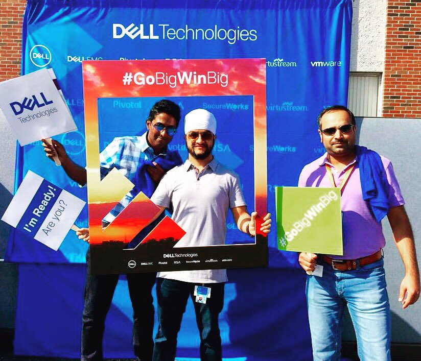 DataAnand's tweet photo. Hello #DellTechnologies ! #GoBigWinBig https://t.co/VvAQOY9E5C