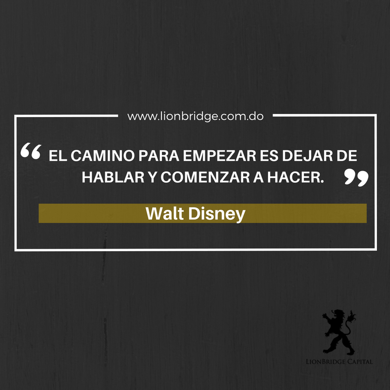 LionBridgeRD's tweet photo. Compartimos esta inspiradora frase de Walt Disney; "El camino para empezar es dejar de hablar y comenzar a hacer". https://t.co/lhv6leOIlV