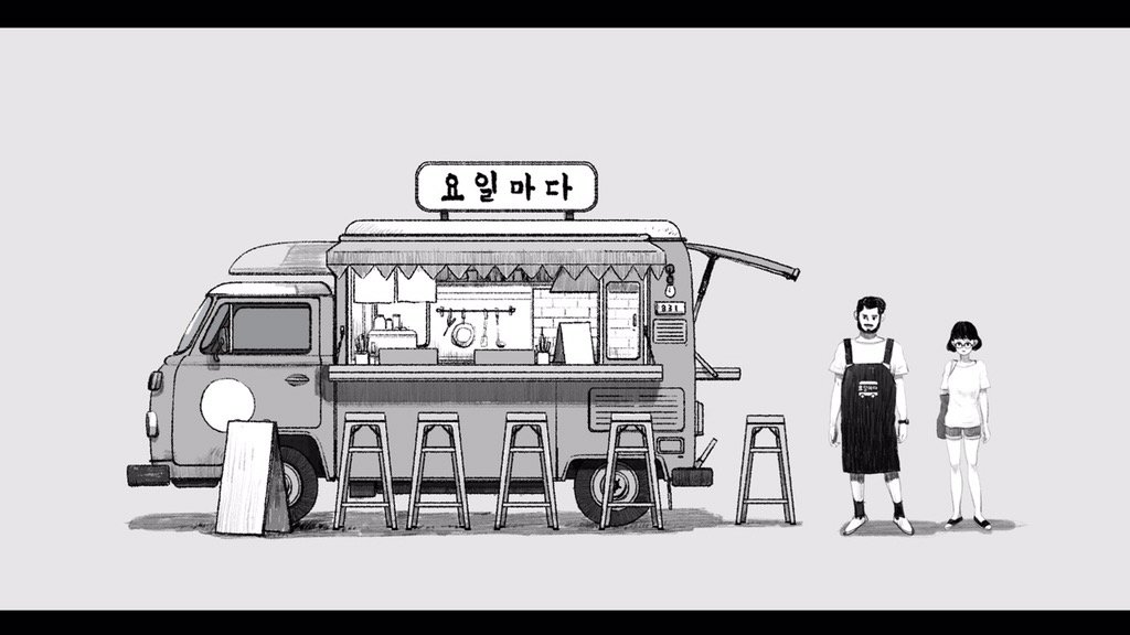 whitebogy's tweet image. 단편 '요일마다' 제작중