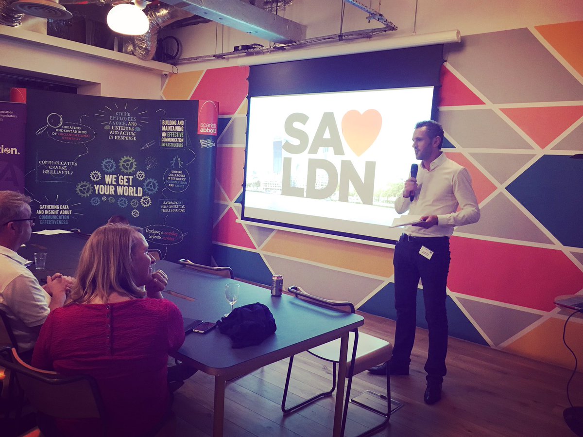 TSDigi's tweet photo. And with that, @jezpetty wraps up our #PSYOFCOMMS evening! Thanks everyone who came along 😁 #SALDN #internalcomms https://t.co/YETscgxifB