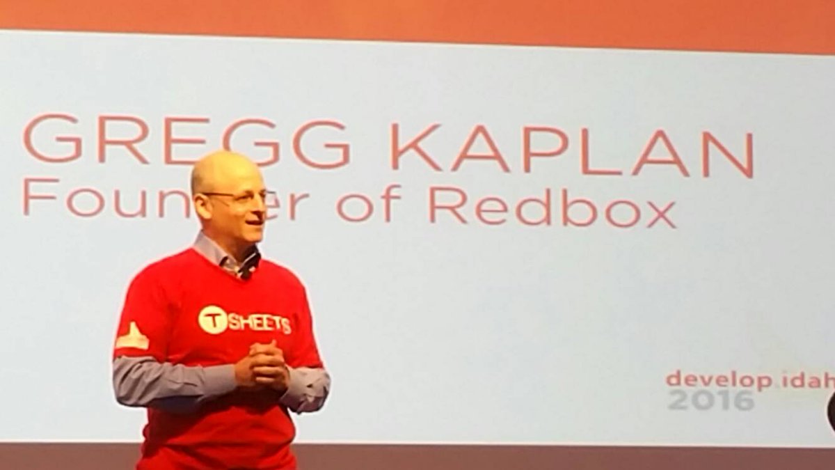 BoiseBitcoinATM's tweet photo. CEO of #Redbox, Greg Kaplan, keynote speaker #IdahoTechnologyCouncil #DevelopIdaho https://t.co/sx7bK29gB5