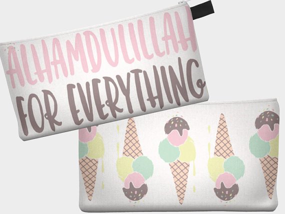 MeMuslima's tweet image. #Makeup pounch/#pencil case at our Etsy shop. :)
#Alhamdulillah for Everything &amp;amp; Ice Cream - buff.ly/2cn202i