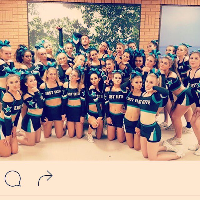 hannahmayp91's tweet photo. Team placements are out! Cannot wait to start the 16-17 season with my lads @EastEliteCheer #cheerleading https://t.co/YYzHSb1sZc