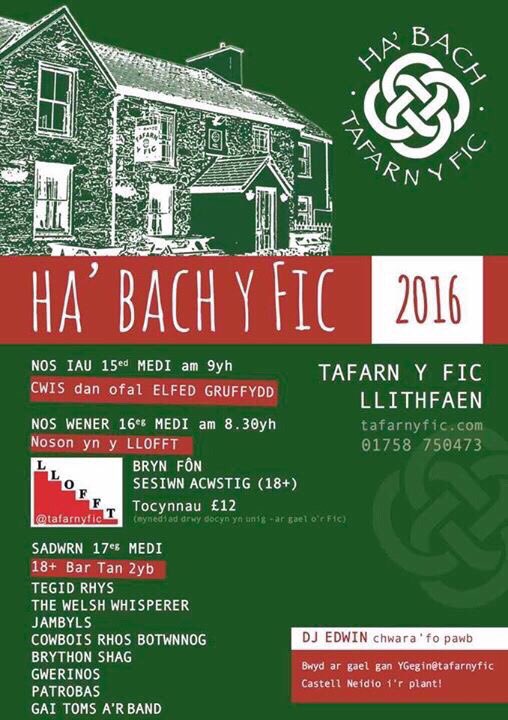WelshWhisperer's tweet image. Ar y rhewl nos Sadwrn yma - @tafarnyfic #Llithfaen am 4 wedyn yr @IorwerthArms #Bryngwran @eisteddfod #yagym