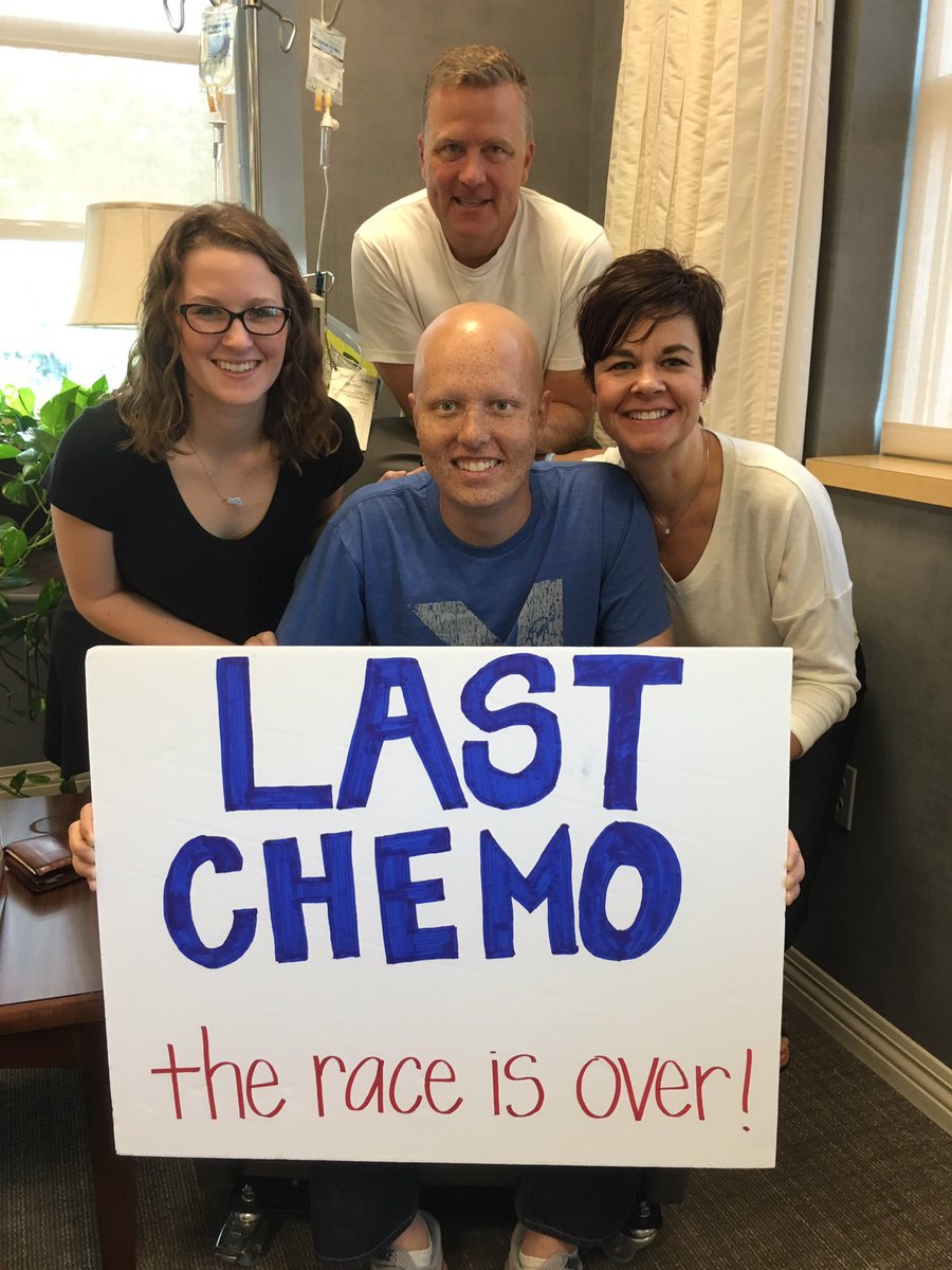 ryanramshaw5's tweet photo. Sorry cancer. You struck out swinging! #EndCancerForever https://t.co/fYpXHO3ViS