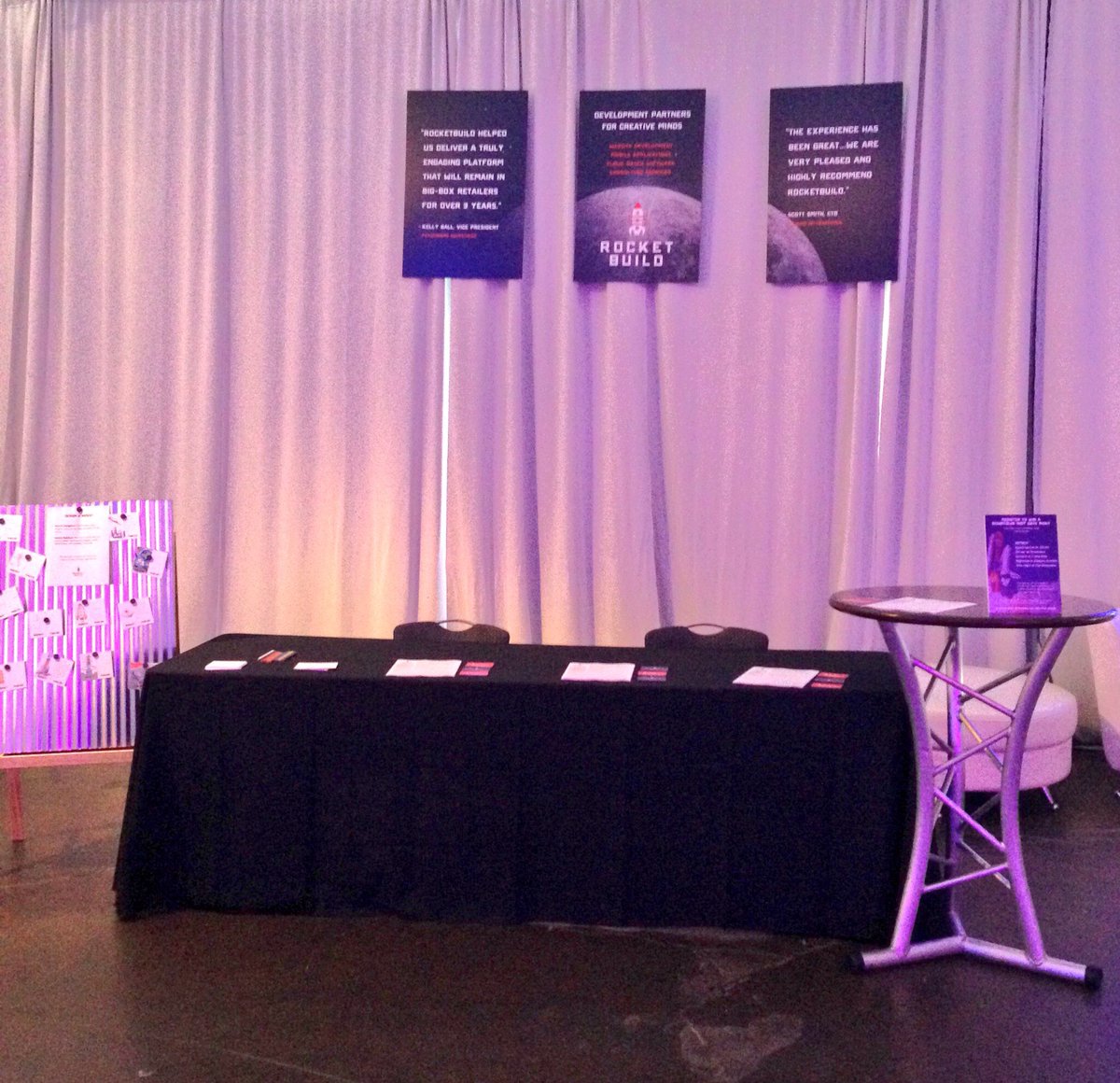 RocketBuild's tweet photo. Ready! #MBO16 come visit the booth, sign up to win the "Downtown Indy Date Night" & see @the_ward speak #RocketTalk https://t.co/VglNpahCqS