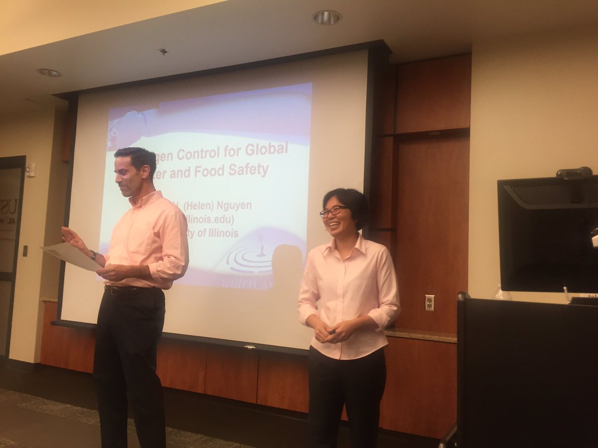 matrotz's tweet photo. @USF_Reclaim #jeffcunningham welcomes #helennguyen: rotavirus, sanitation, food safety @AEESProfs https://t.co/B1aHRkH54e