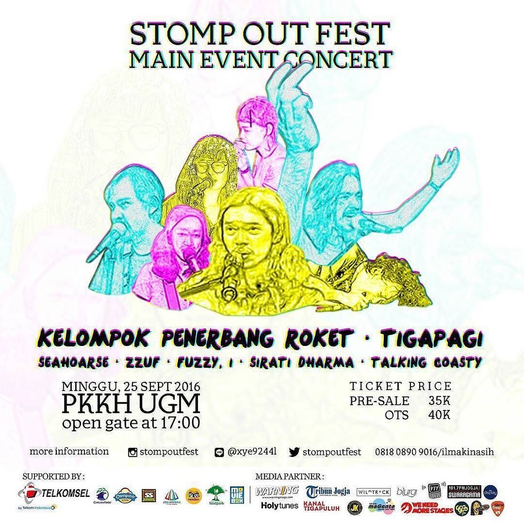 Yogyakarta! Sampai ketemu ya 25 September 2016 nanti di PKKH UGM! 😊
.
.
Info : @stompoutfe… ift.tt/2coqnAa
