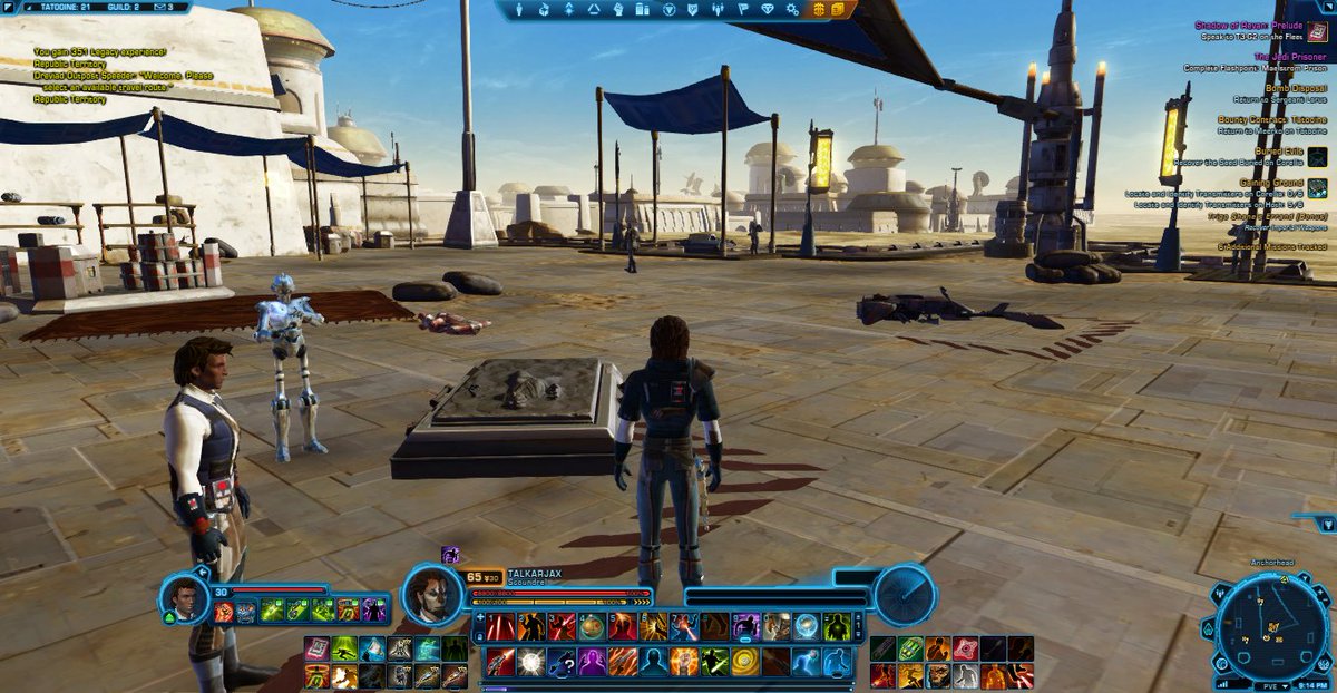 SWForce4EU's tweet photo. Meerko thinks metal freeze bad. odd. I would think he'd sell for a fortune. #swtorfamily #bountyweek https://t.co/rTwRNVoDRv