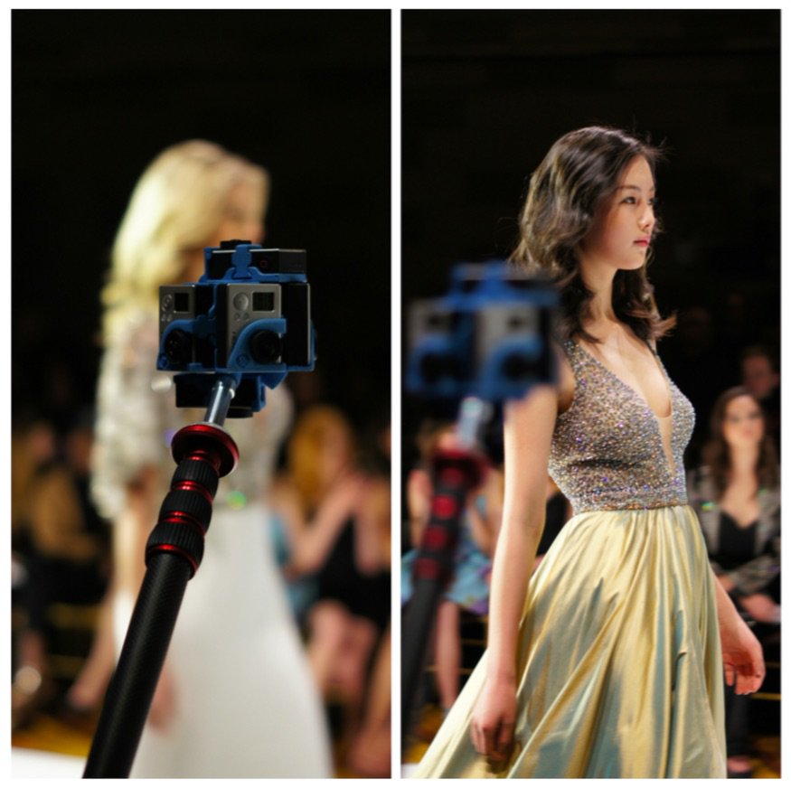 360_RIZE's tweet photo. It's @nyfw and you're front row but are you focused on the rig or the @SherriHill model? --> https://t.co/XwUPyu4kIC https://t.co/zK2DZ6acNh