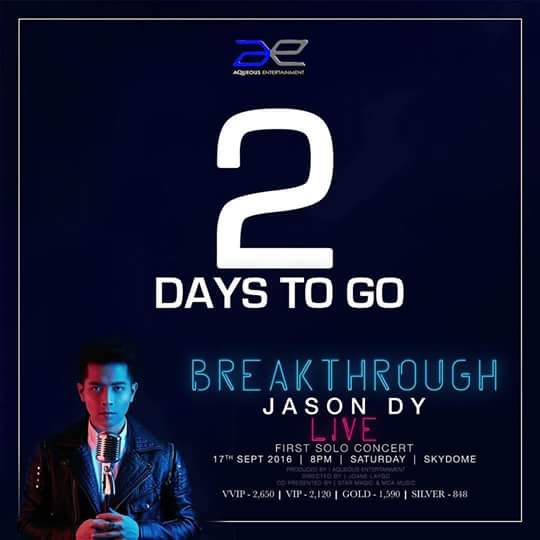 11evaEva's tweet photo. BREAKTHROUGH Sept 17! #JasonDy #Dyfenders #jasondybreakthroughconcert  #JasonDyAtTheSkydome #firstsoloconcert https://t.co/BevGuHBUsz