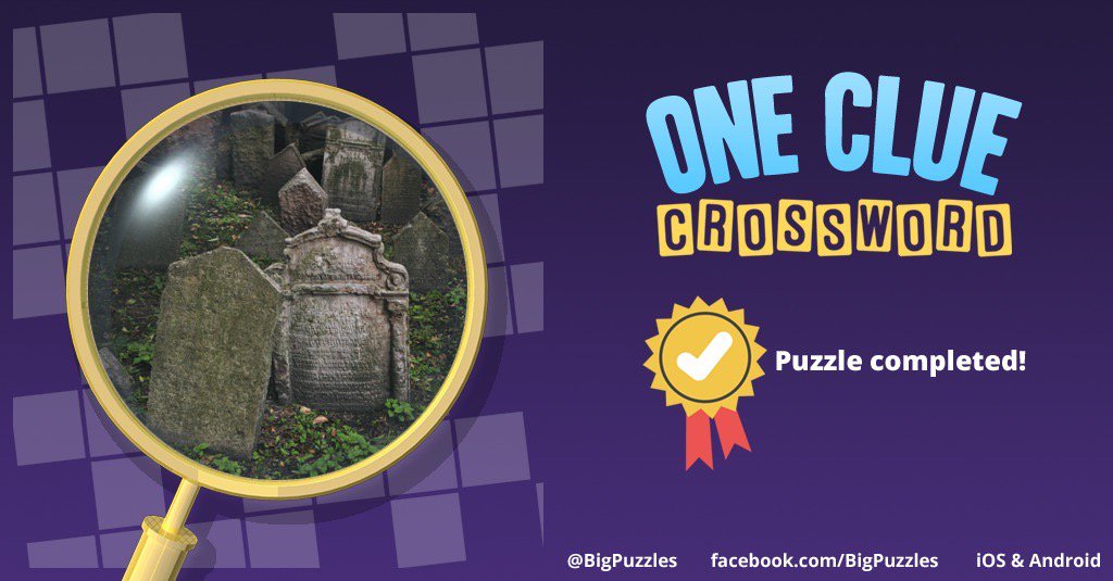 rosneath's tweet image. I completed a puzzle in One Clue Crossword. Play now for free!
onecluecrossword.com #OneClueCrossword