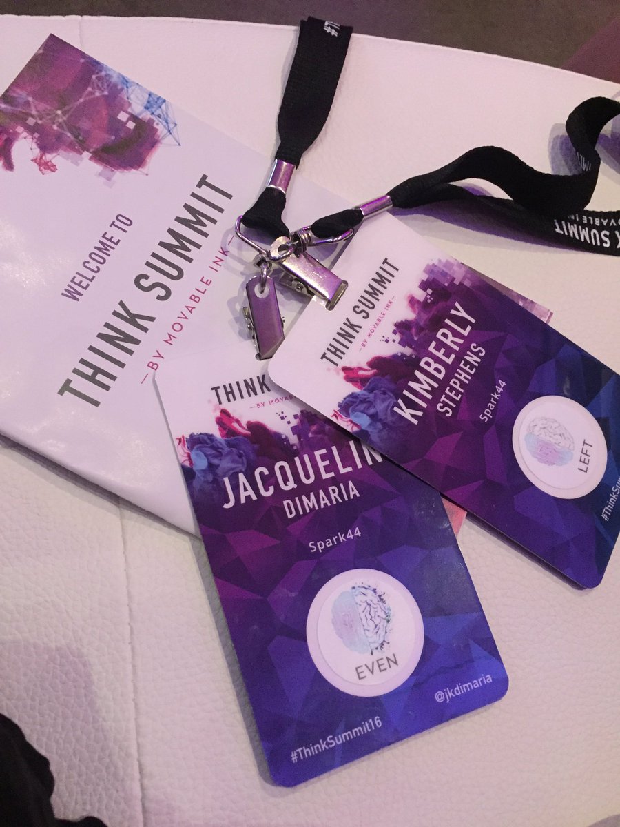 jkdimaria's tweet photo. We said stuff about managing the creative process in a new CRM sorta world #thinksummit16 #moveableink @Spark44UK https://t.co/FVRmpKkaTg