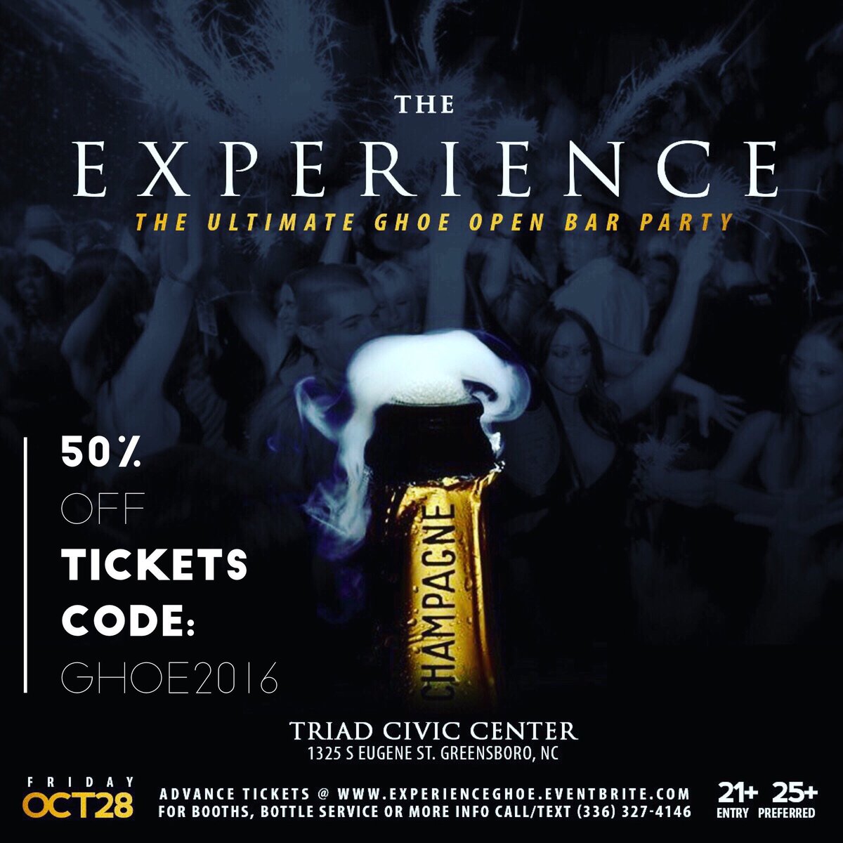 DuttyBoiD's tweet photo. For our supporters and customers... #ExecTeam21 giving y'all 50% off all GHOE events till OCT 1st. "GHOE16" #GHOE https://t.co/Vmn9BcJs9h