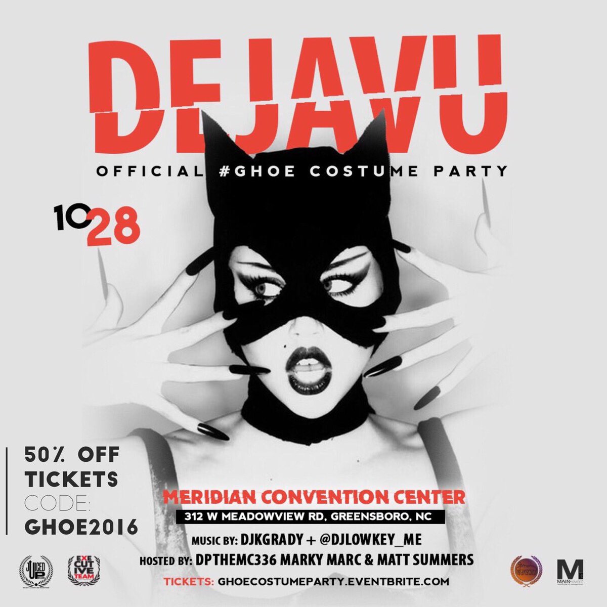 DuttyBoiD's tweet photo. For our supporters and customers... #ExecTeam21 giving y'all 50% off all GHOE events till OCT 1st. "GHOE16" #GHOE https://t.co/Vmn9BcJs9h
