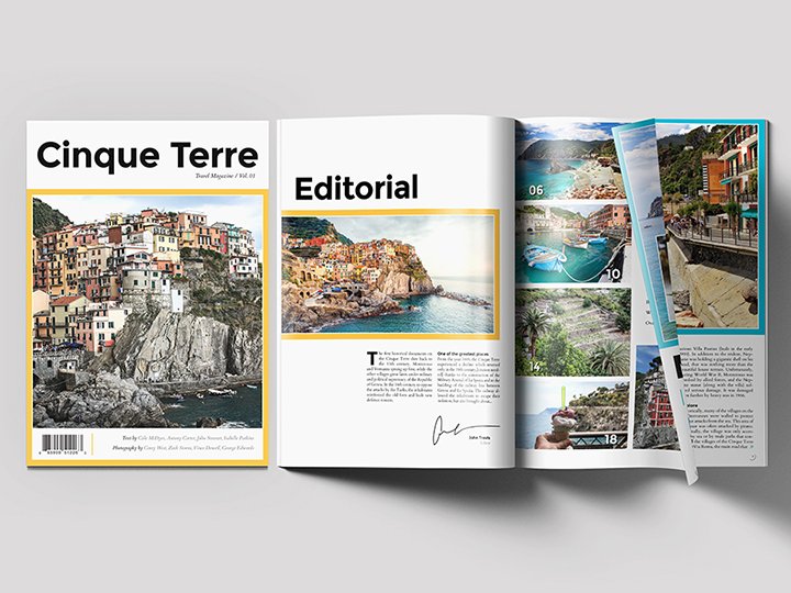 northgraphics's tweet image. Cinque Terre -  Beautiful #Travel #Magazine #Template #layoutdesign #graphicriver goo.gl/8YnR6A