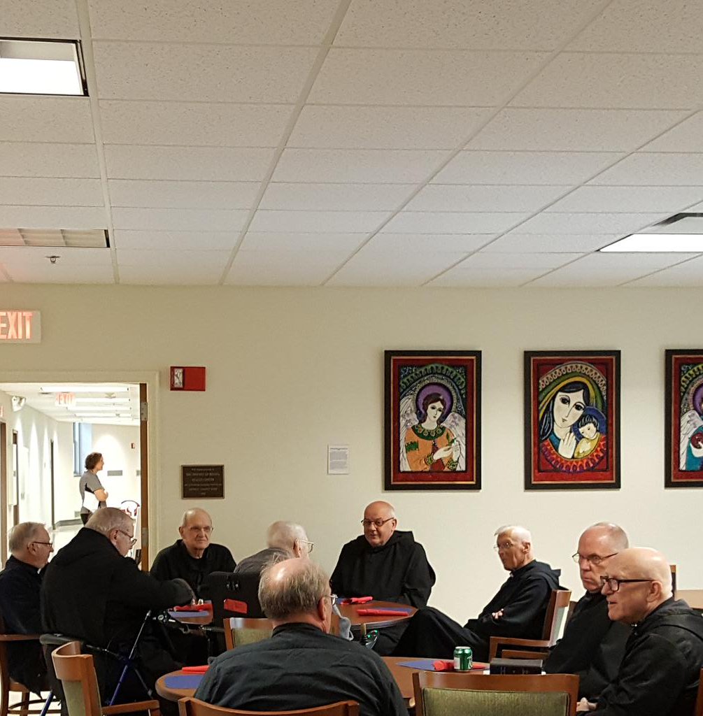 StAndrewAbbey's tweet photo. Vespers and supper with the community https://t.co/WPG7aVTk1F