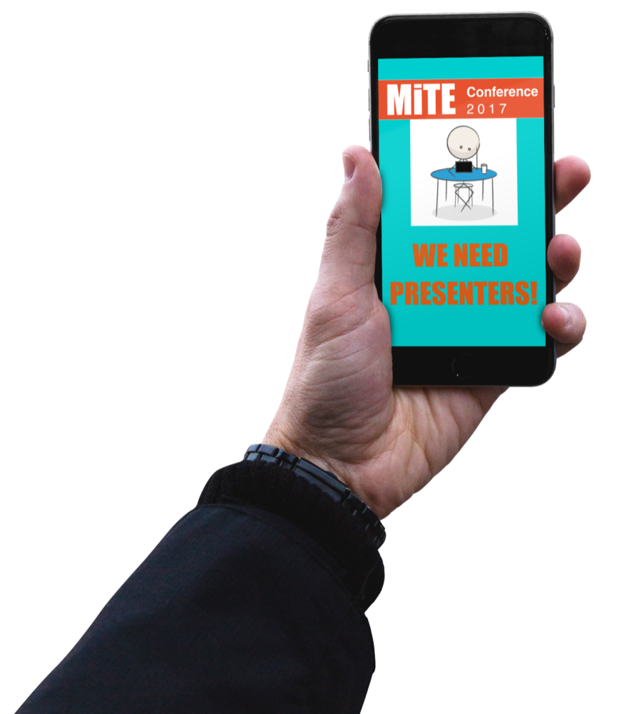 MiTE2017's tweet photo. We are still seeking presenters for #MiTE2017! Consider submitting a proposal about mobile tech in teacher education https://t.co/p1jiAjTmic