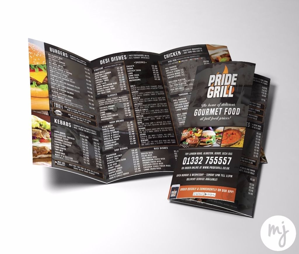 LogoWit's tweet photo. Great new menu design for a restaurant with great tasting food! #logowit #graphicdesign #logocreator #makelogos https://t.co/fTG1Gt4HLA