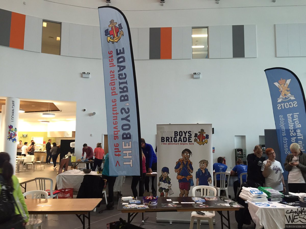 Great morning at the UHI freshers fair. #boysbrigade