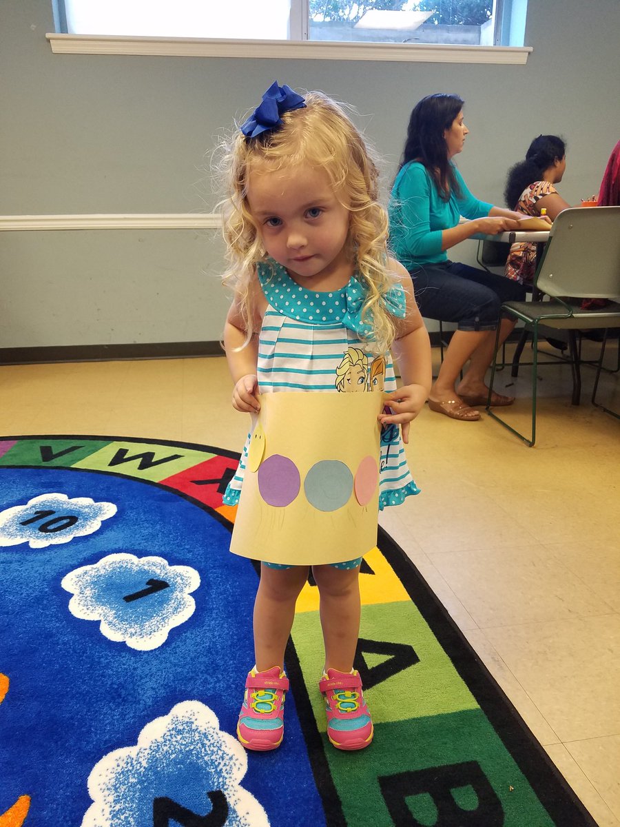 Caterpillars made out of Circles...."C" what I did there?