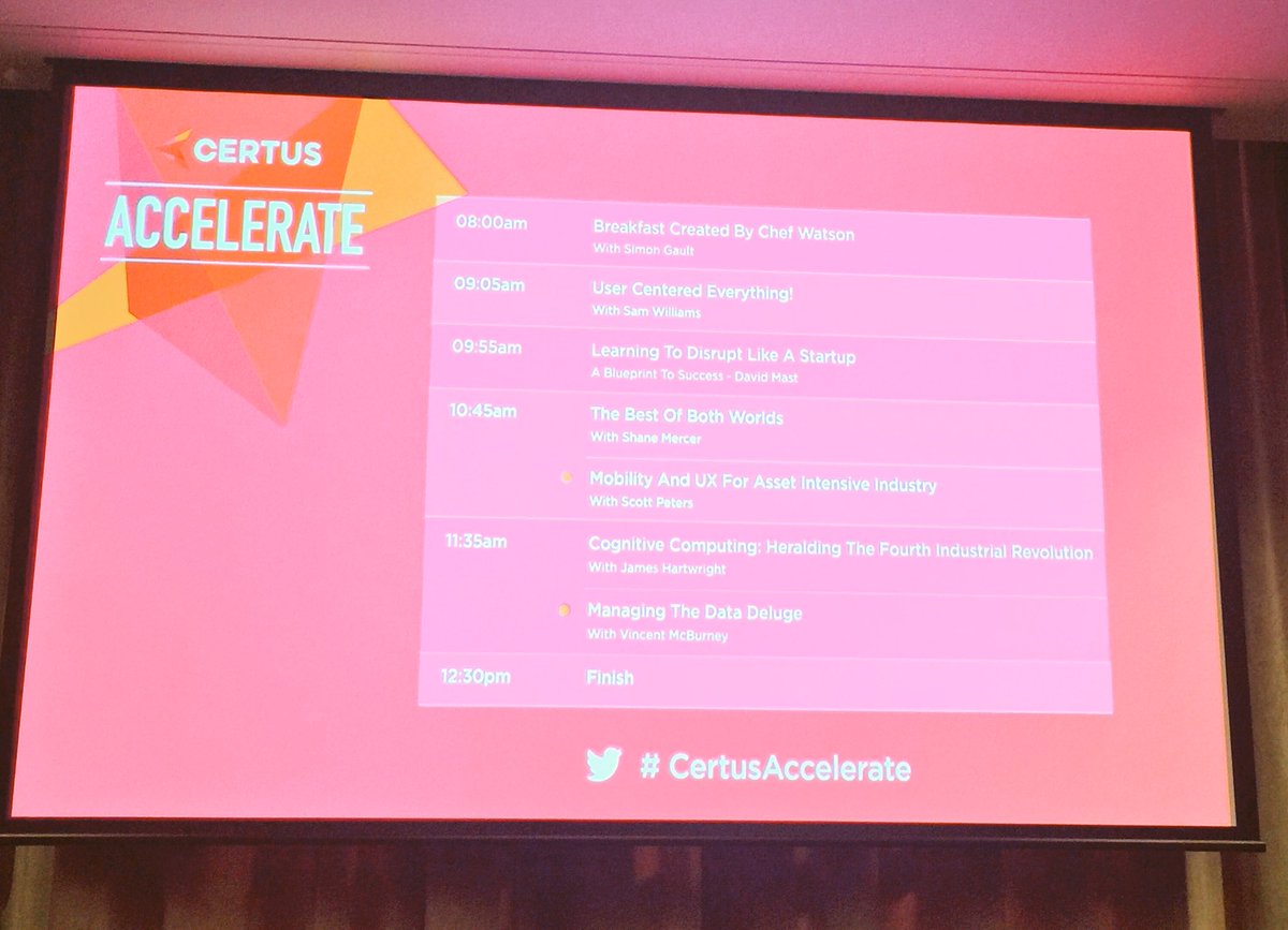 sggonzalez's tweet photo. Ready and Excited about #certusaccelerate , amazing agenda ahead! https://t.co/ruCh7dIh8c