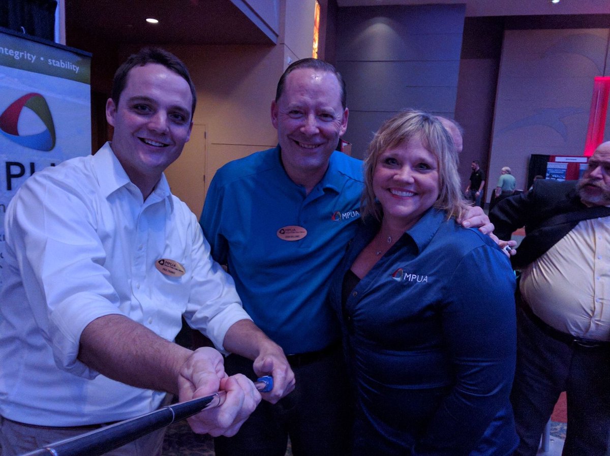 MPUAonline's tweet photo. Paul, John, and Jodie are holding down the fort! #mpua2016 https://t.co/KNMviUJjhE