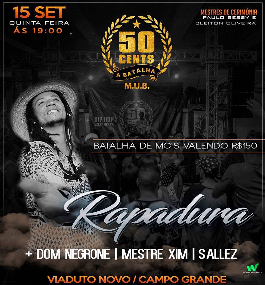 paulo_bessy's tweet photo. IMPERDÍVEL! Vocês conhecem o RAPADURA né? Então não percam o show que ele vai fazer essa quinta no 50. #RT #RT #RT https://t.co/5kPFOUxrjf