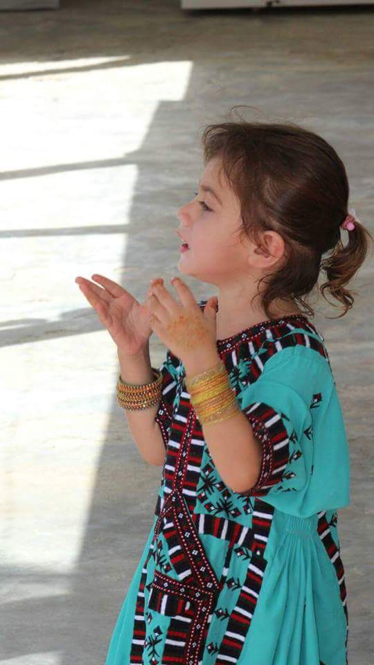 Cute Baloch girl in her Balochi Dress I don't know who she's but she's  looking cute in her dress #Eid