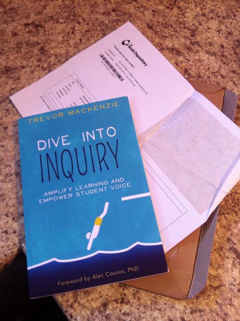 thomasmmskinner's tweet photo. Look at what just came in the mail! Excited to get started @trev_mackenzie #DiveintoInquiry https://t.co/Vuy7Gm40ZS