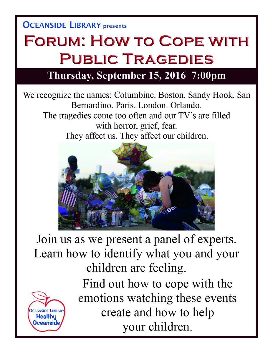 AngelaAbend's tweet photo. Dr. Vaccaro from OSD will be on the panel ... important topic during difficult times. @OsideNYLibrary https://t.co/ZlPzAR0jWI