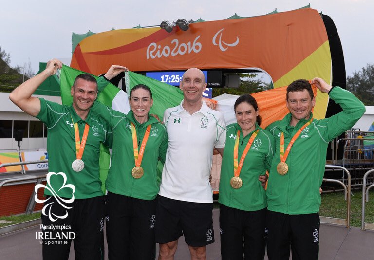 ParalympicsIRE's tweet photo. Thanks for all the great support &amp; congrats for the team. Incredible day in Rio. #WinningWednesday #TeamIreland 🇮🇪💪🏼 https://t.co/RGJ5XArKy0