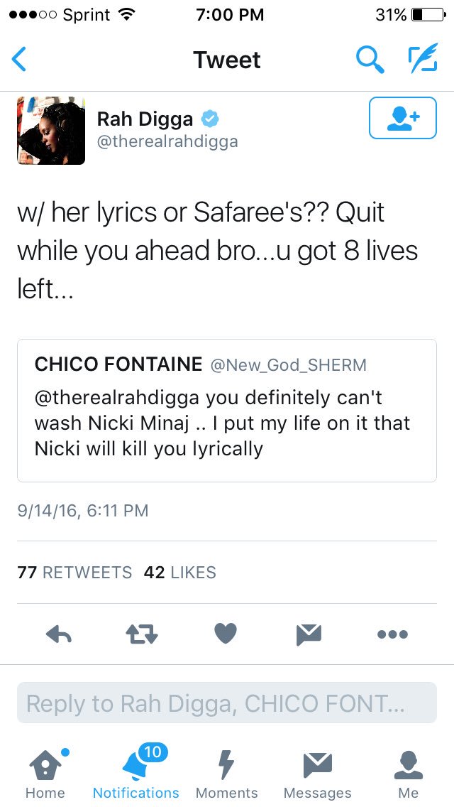 AyodeleTingz's tweet photo. Y'all say "Nicki Minaj only cares about herself"
"Nicki doesn't support female rappers"

But y'all don't realize... https://t.co/jJx2zXxwxP