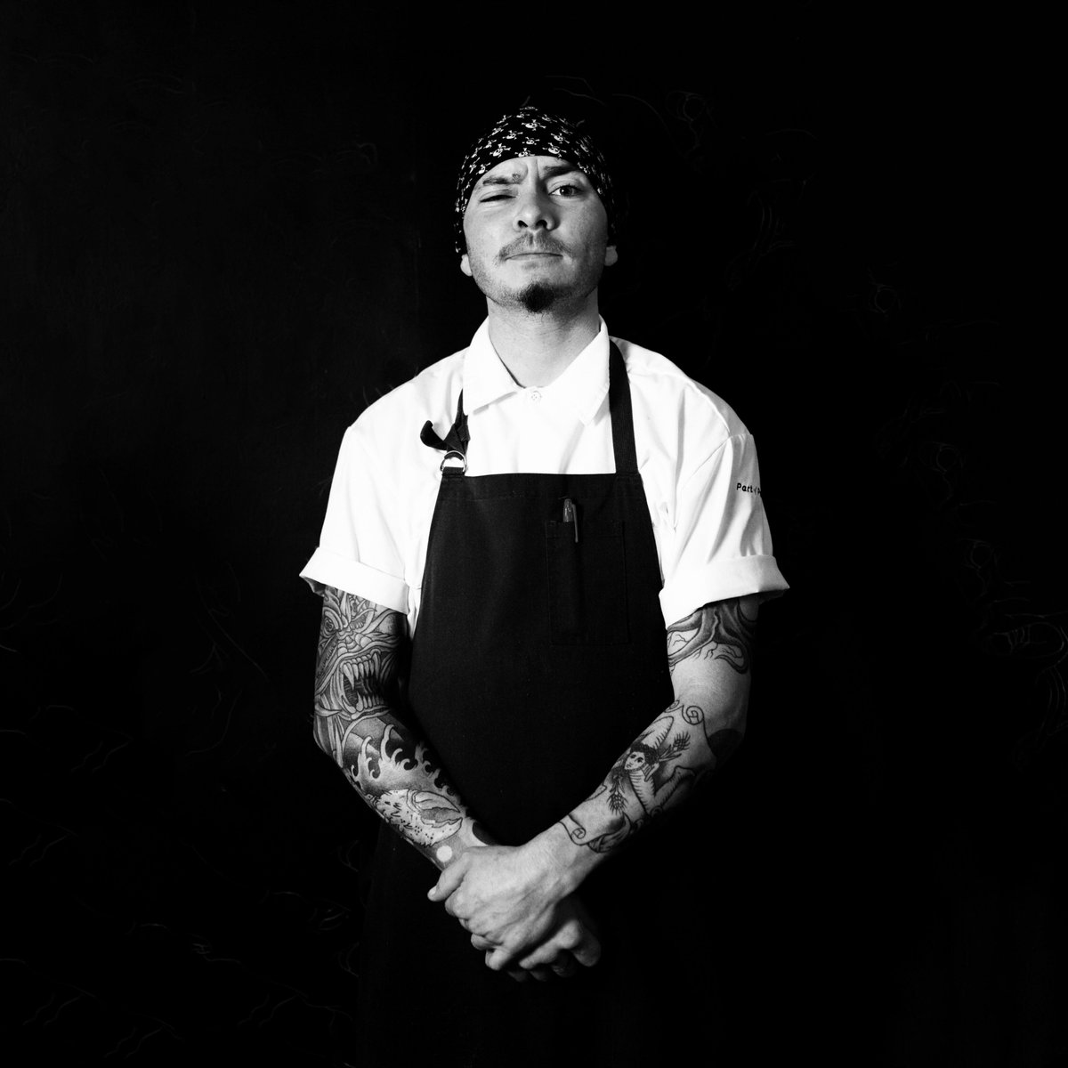 PartParcelNOLA's tweet photo. Ladies & Gentlemen... Our Chef de Cuisine, Michael Mericle. #SandwichMaster #PartParcelNOLA #NOLAeats https://t.co/AV8c3NlwLi