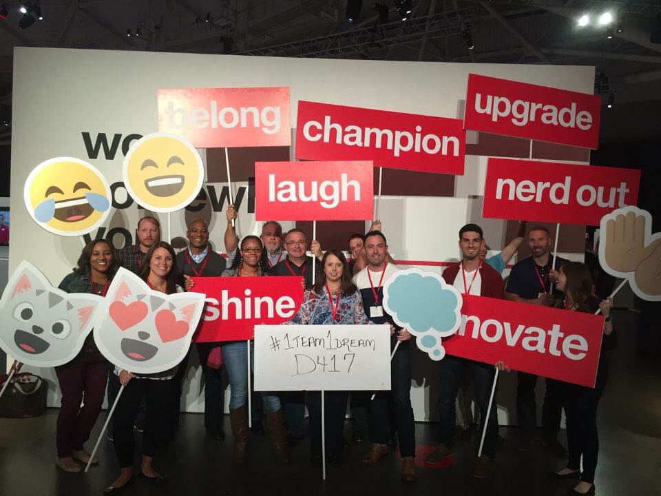 HeyyMrsThompson's tweet photo. Love my team! #FNM2016 #WeAreTarget https://t.co/zPDAYs6hjN