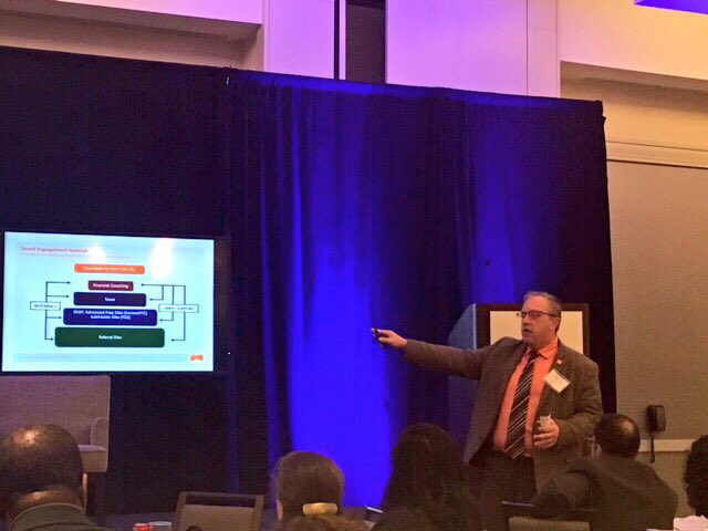 FoodBank4NYC's tweet photo. Food Bank CPO @BradyKoch presenting at the @Citi Fdn Community #ProgressMakers
event in DC. #PromoteMobility https://t.co/SDMJPno5ka