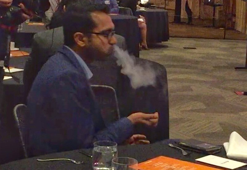 CertusSolutions's tweet photo. It's safe to say #CertusAccelerate Sydney is a smoking success! Attendees love the Mandarin Cheezels @Simon_Gault https://t.co/lUNgE53SZy