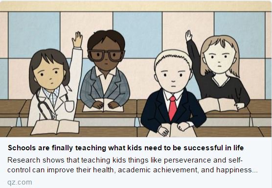 Schools are finally teaching what kids need to be successful in life: bit.ly/1U9EKVR #SEL
