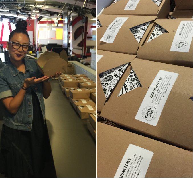 etalkCTV's tweet image. We ❤️ #WheatlessWednesday dinners! Thanks to our friends at @KupfertKim for our #wheatless and #meatless goodies!