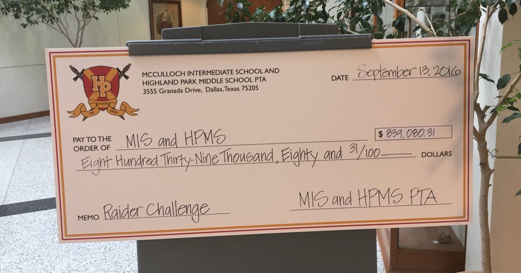 A HUGE thanks to #MIS #HPMS families who supported #raiderchallenge!! So incredibly grateful!! @DrHitzelberger