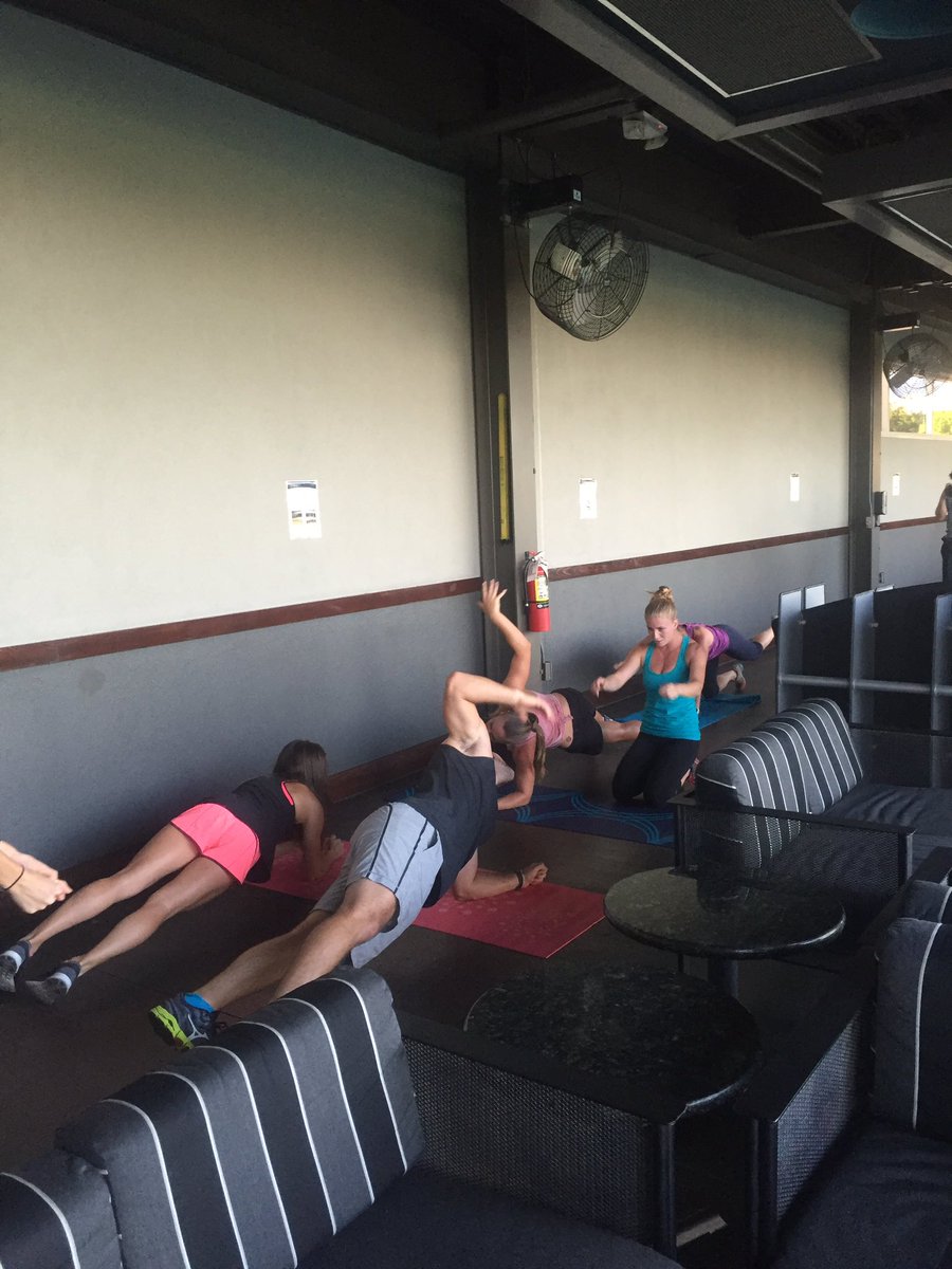 topgolfaustin's tweet photo. Part fitness, part #TopgolfU! #WorkoutWednesday https://t.co/Omw34rGQLA