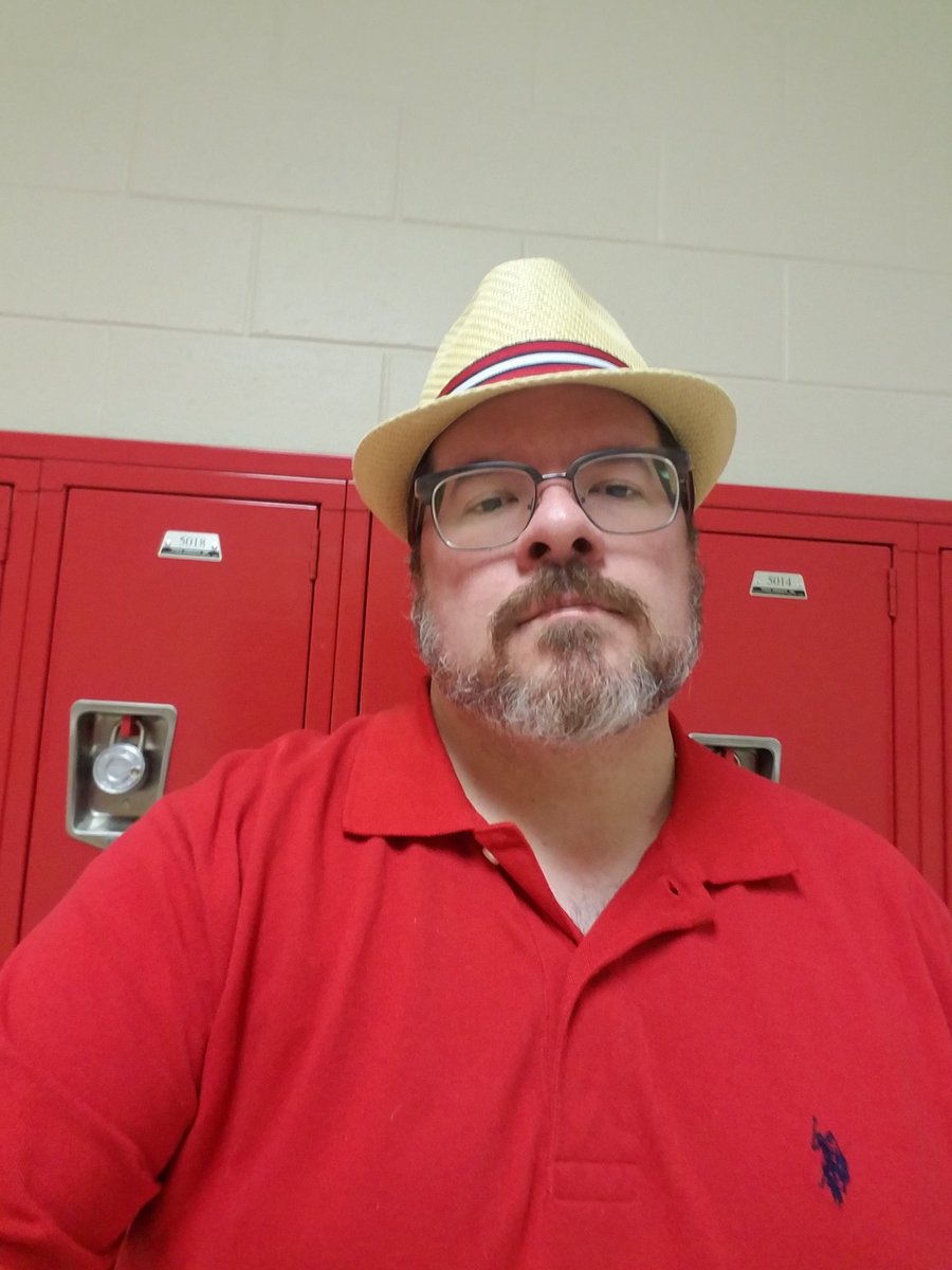 trippjeffers's tweet photo. Wore #RedForRodney today! #RestInPeace my friend. I will miss our laughter. @ncae @ncaepres @FCAENCAE @wsfcs https://t.co/BjgUszWR2S