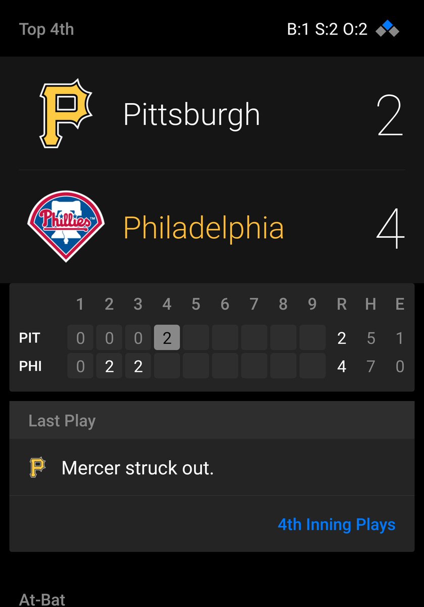 spmcdevitt's tweet image. [MLB] PIT @ PHI, In progress: 2 - 4
(via thesco.re/theScore_app )@jelynchjr