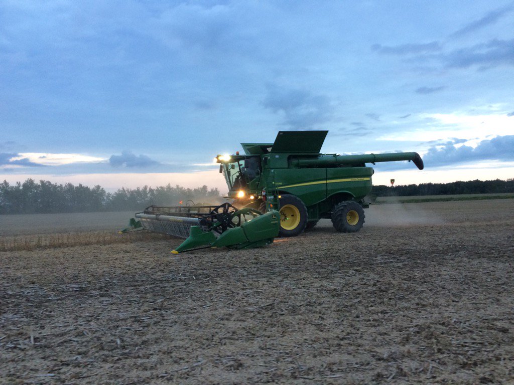 Finishing up last night